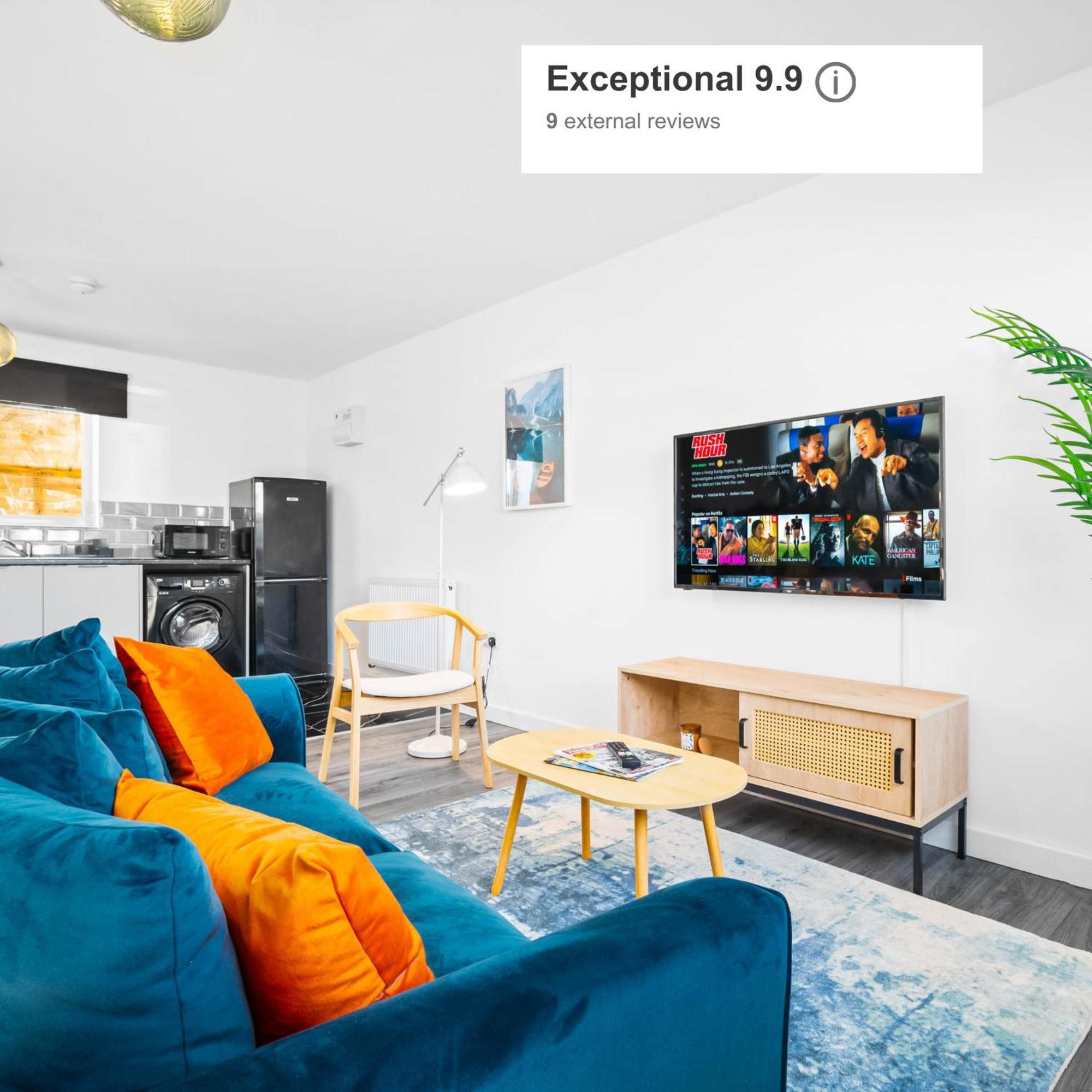 Modern Apartment - Cradley Heath - Top Rated - Netflix - Wifi - 1Mh 스메디크 외부 사진